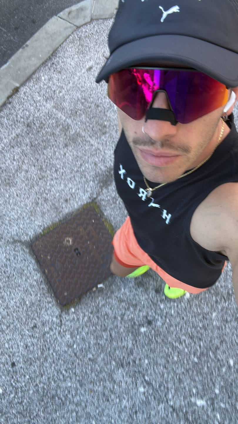 Customer photo review of SPORT Nasal Strip - Purple