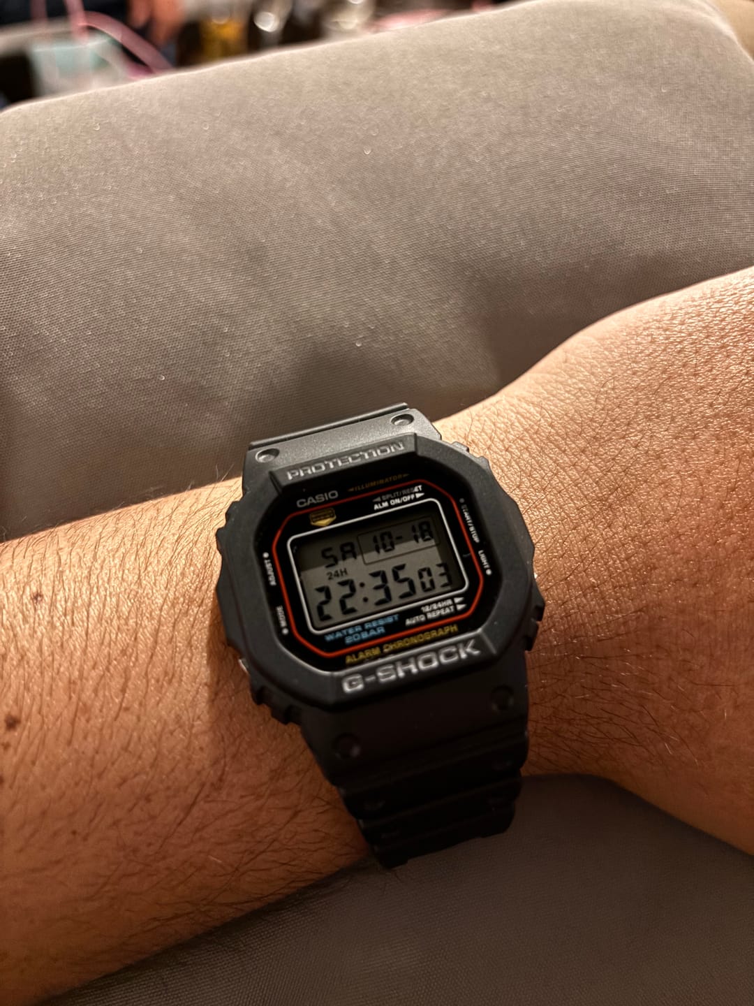 Customer photo review of Reloj Casio G-Shock Vintage DW-5600RL-1JF Negro JDM Edición 1983