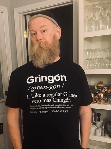 Customer photo review of El Gringon OG Old School T-Shirt