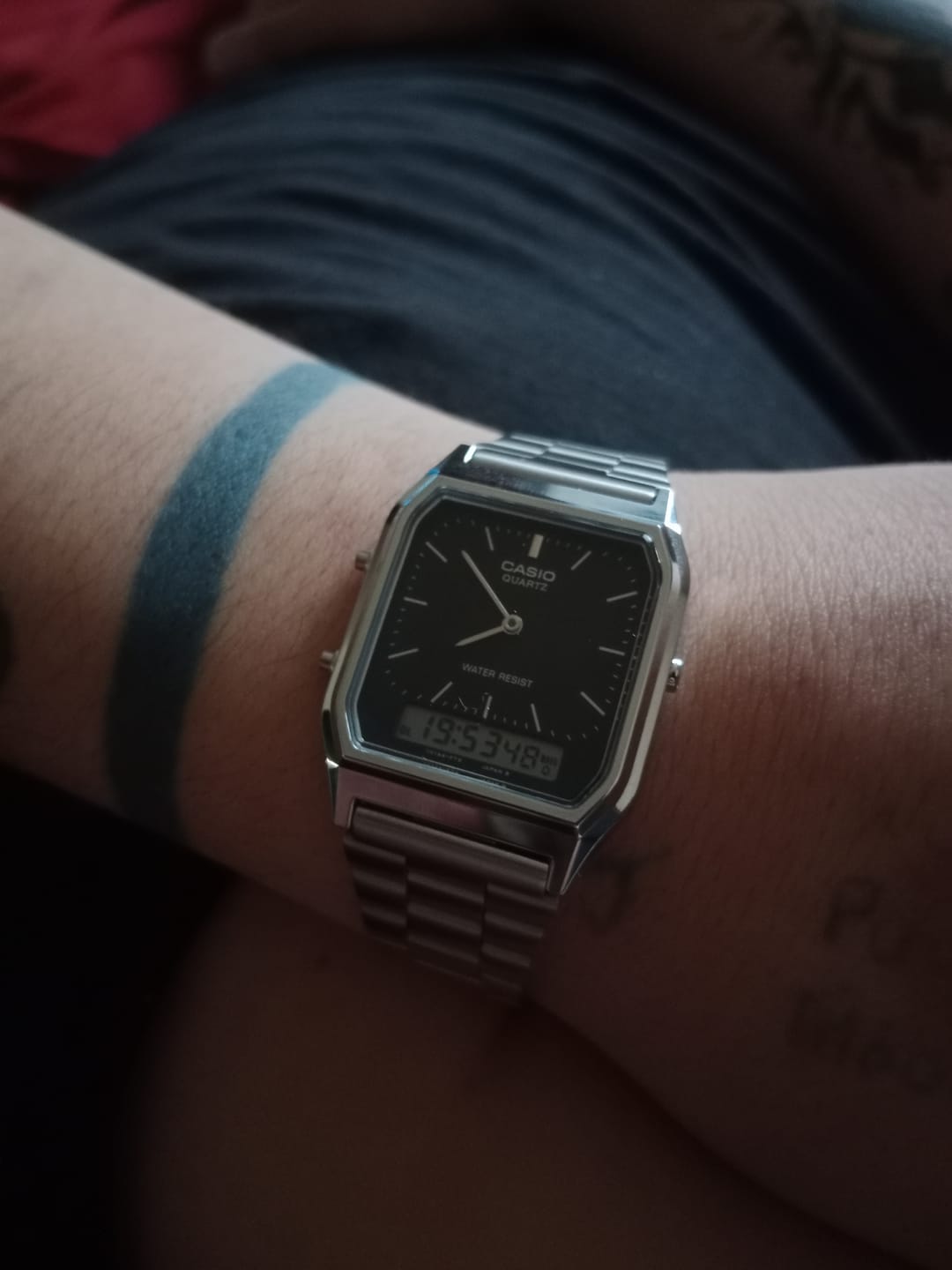 Customer photo review of Reloj Casio Vintage AQ-230A-1DMQ Dial Negro