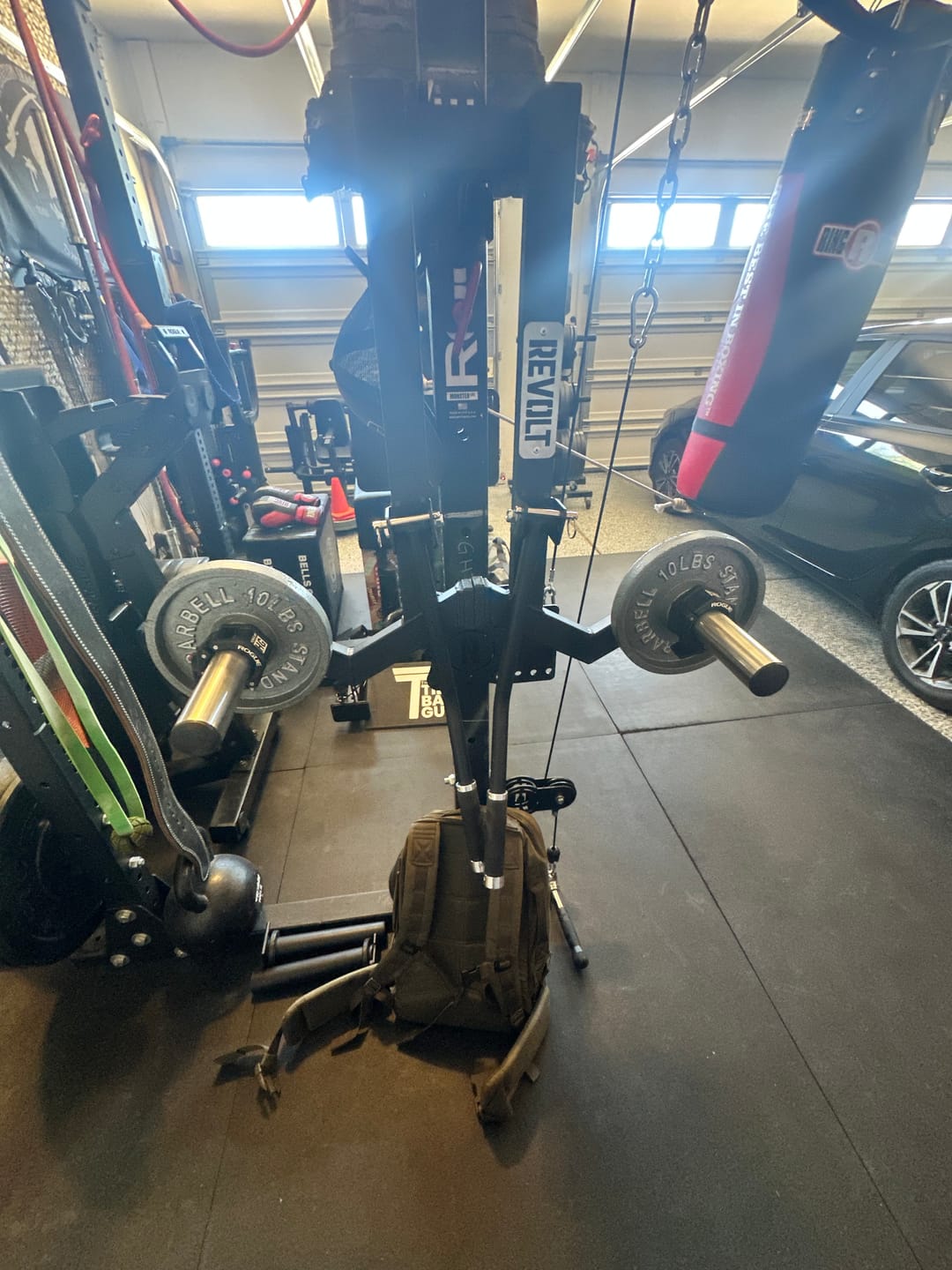 Customer photo review of Revolt Lateral Raise Attachment