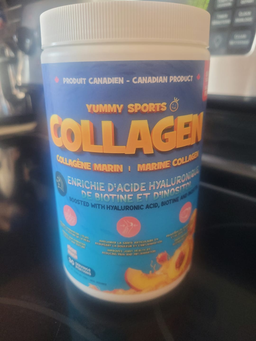 Customer photo review of Yummy Sports - Collagène marin + 435g