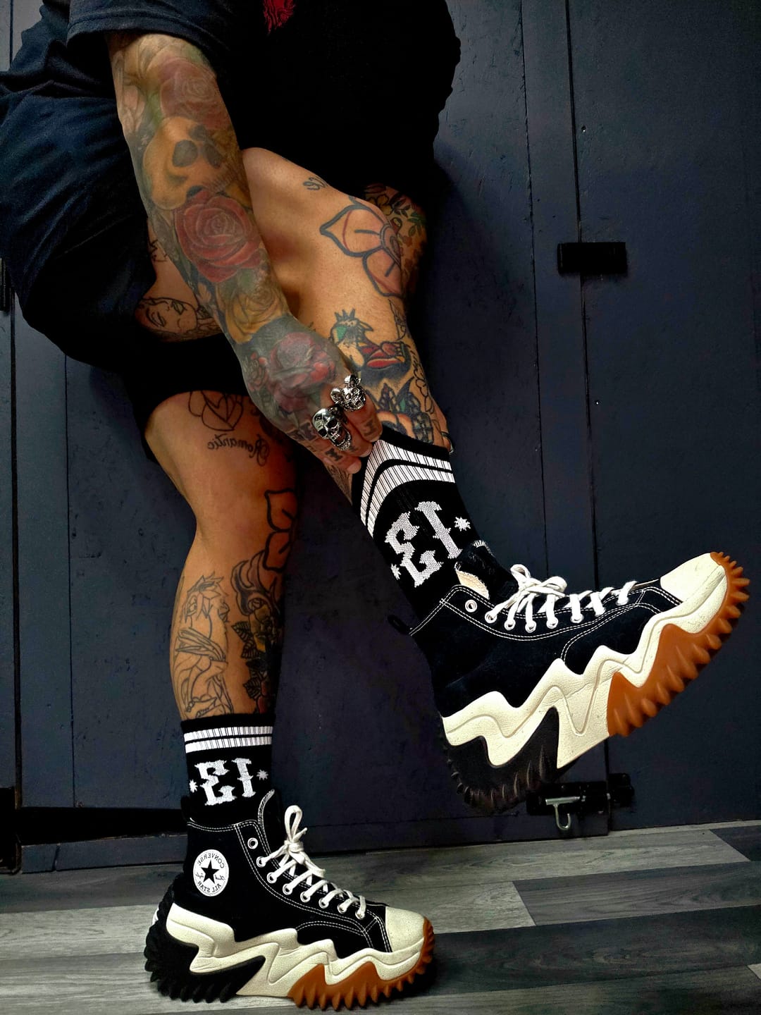 Customer photo review of 13 Socks - Twisted Generation - Black