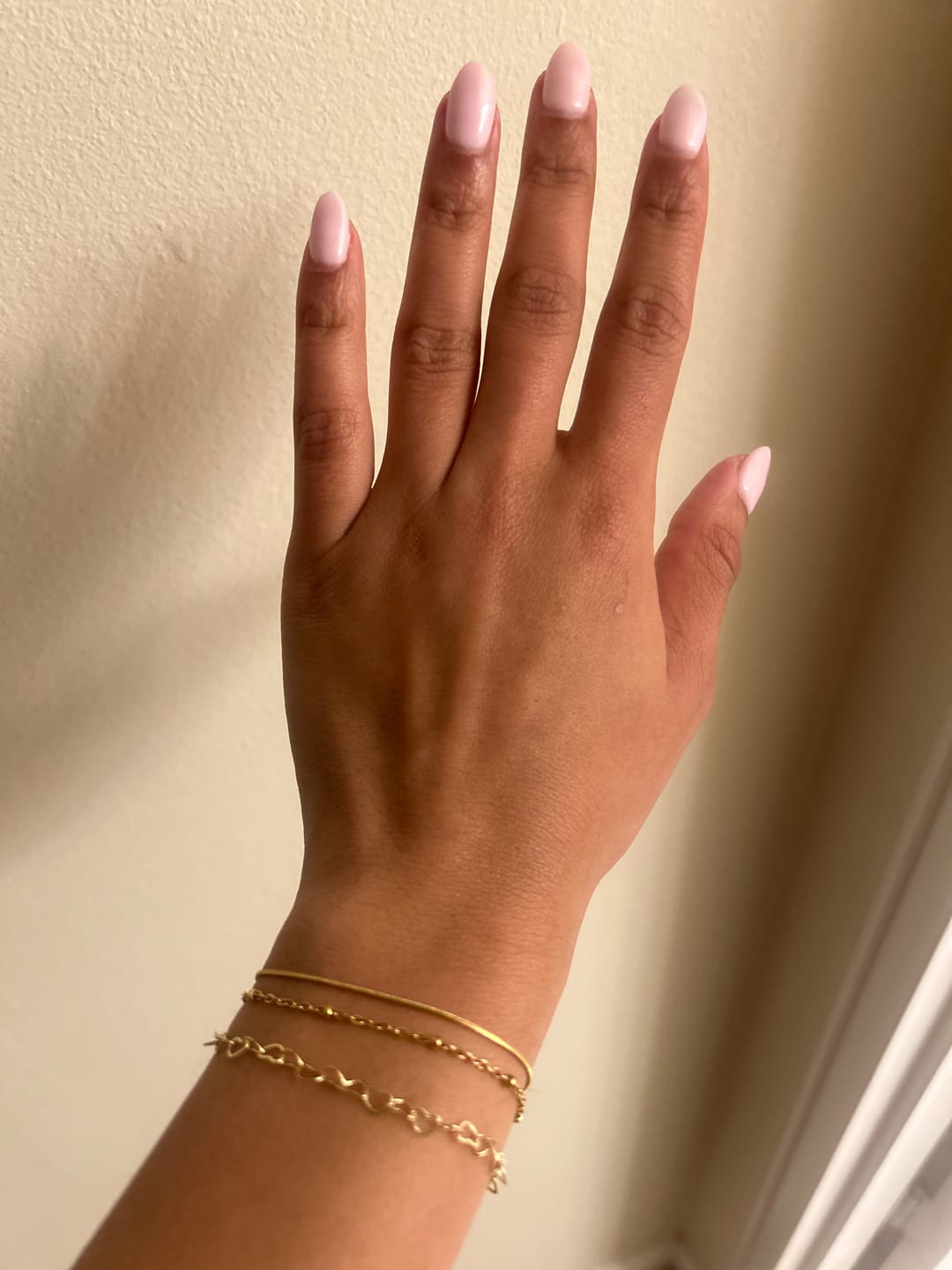 Customer photo review of Pia Gold Layered Bracelet