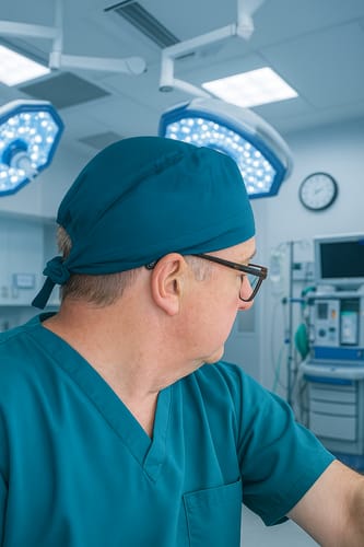 Customer photo review of OP Haube Lazurblau - Bandana