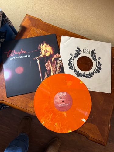 Customer photo review of Waylon Jennings "Songbird" Vinyl LP Pre-Order