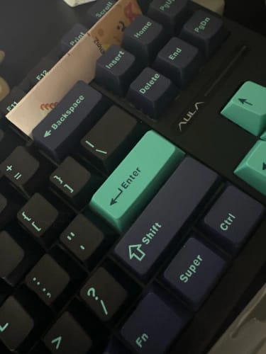 Customer photo review of AULA F87 Pro - TKL Tri-mode Mechanical Keyboard