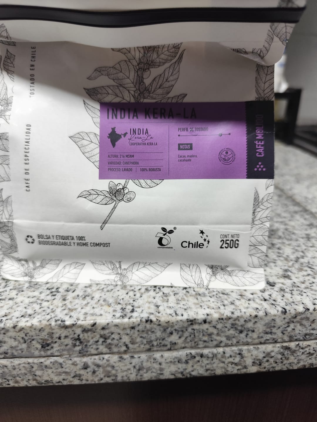 Customer photo review of India | Kera La Bolsa 250 gramos | MOLIDO