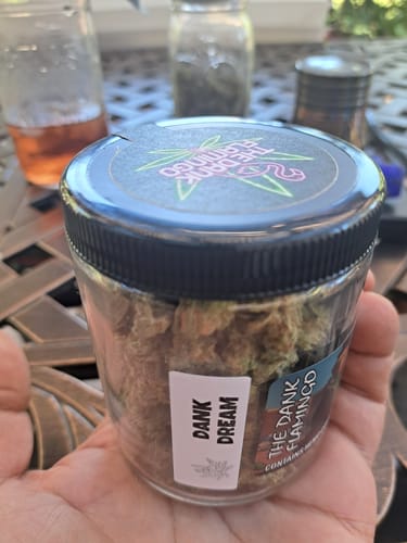 Customer photo review of Dank Dream THCA Flower