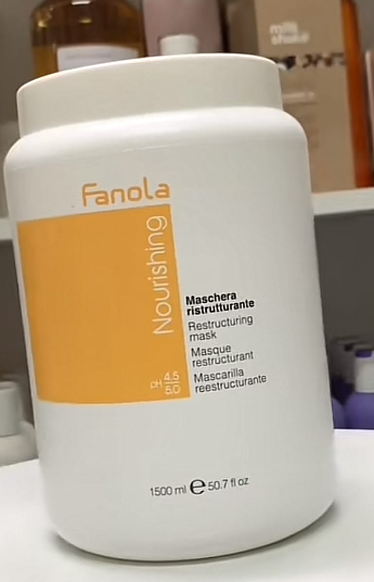 Customer photo review of Máscara Nutritiva Reestructurante Fanola