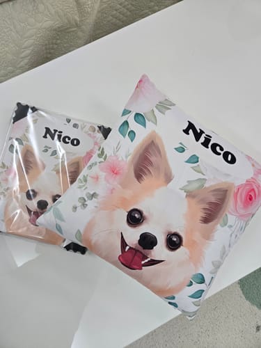 Customer photo review of Petcanva©オーダーメイド ペット似顔絵