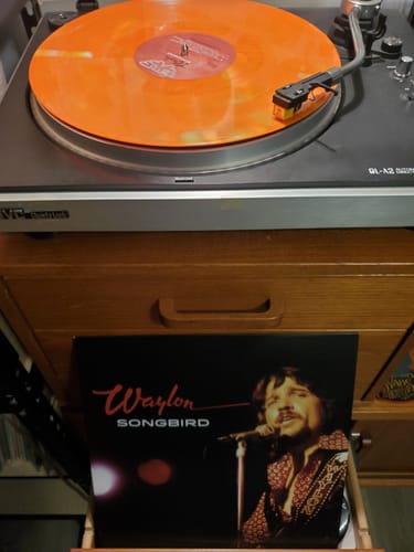 Customer photo review of Waylon Jennings "Songbird" Vinyl LP Pre-Order