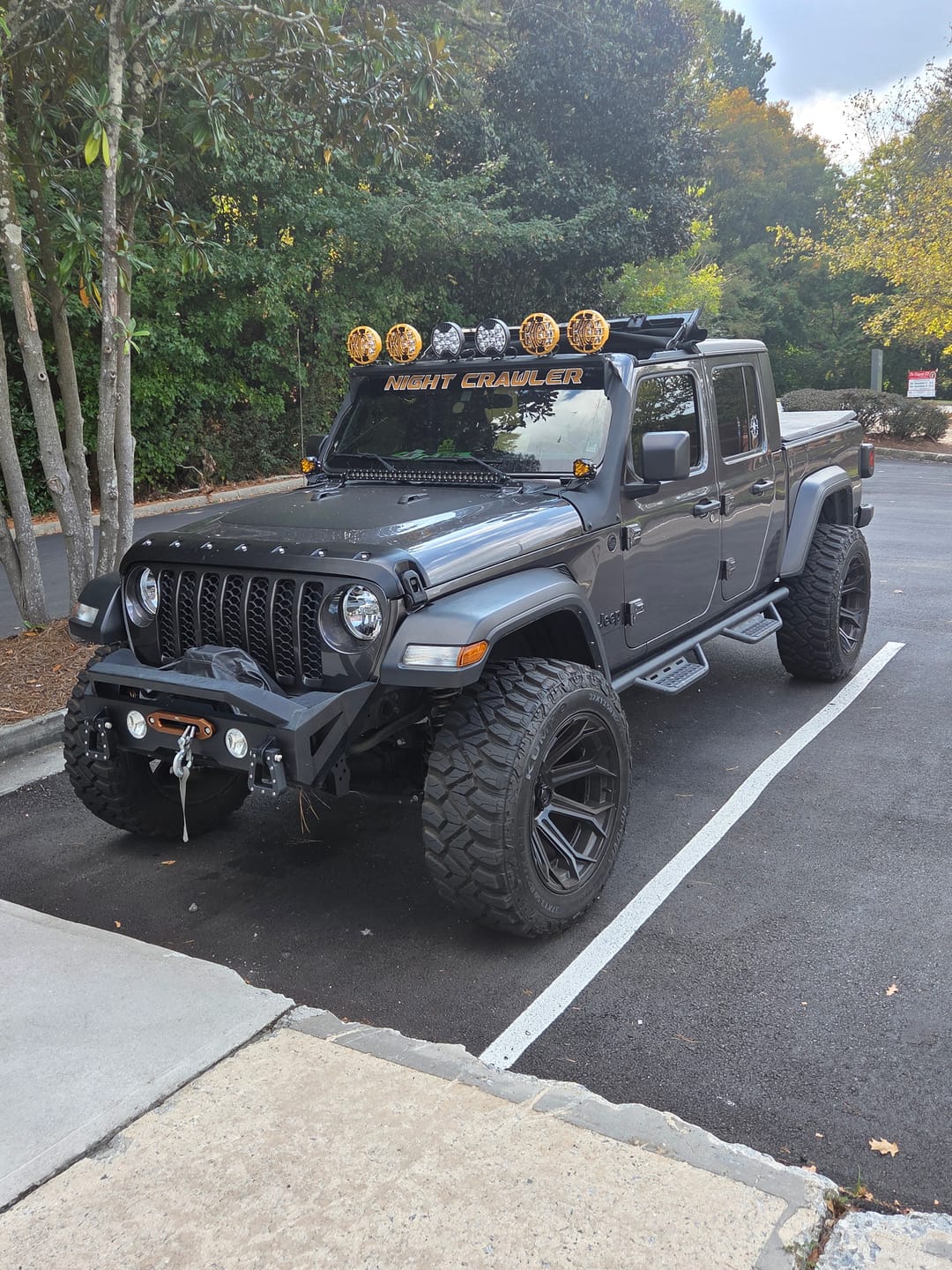 Customer photo review of Windshield Lettering