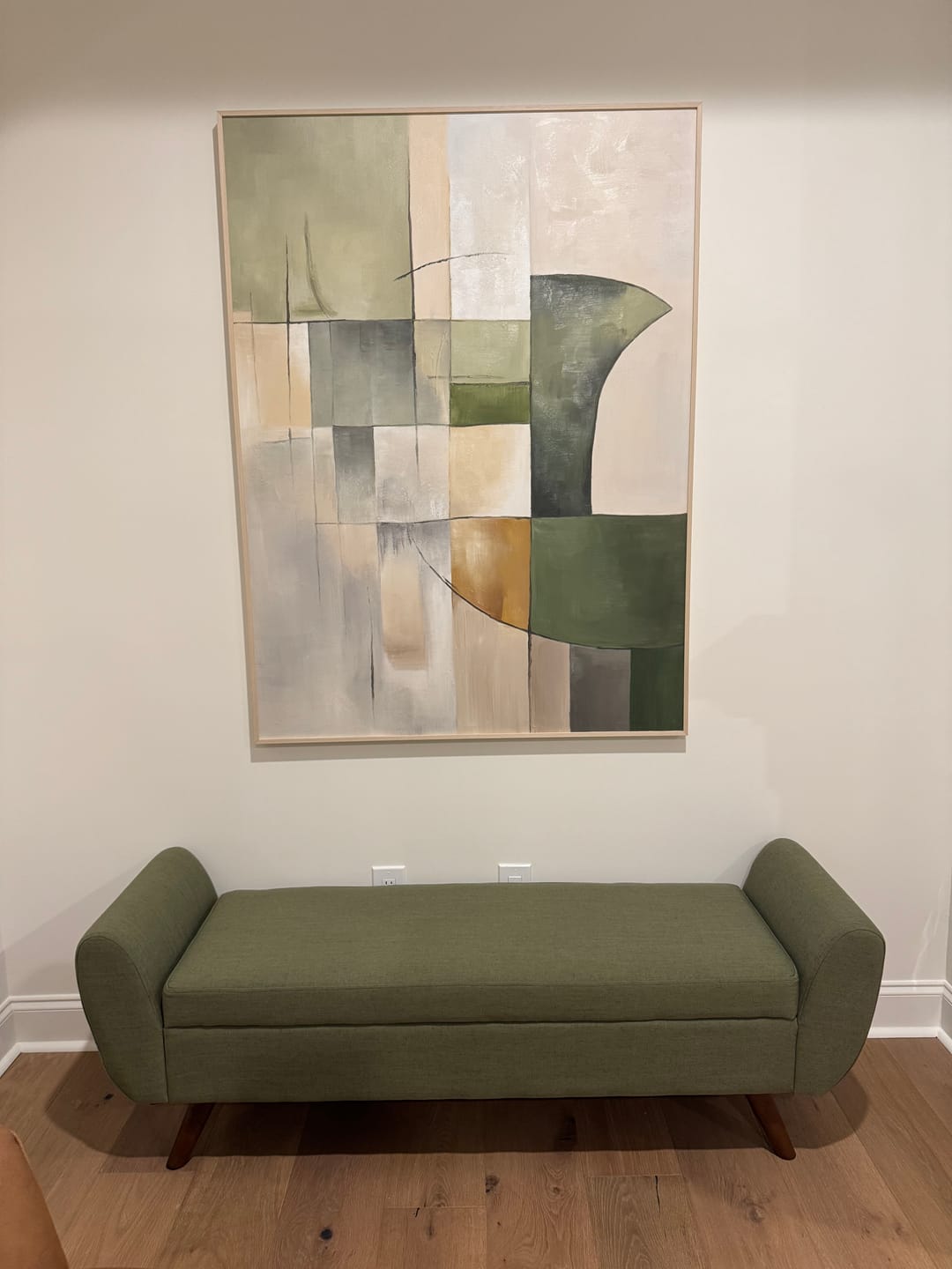 Customer photo review of Colorful Abstract Painting Canvas #AP114