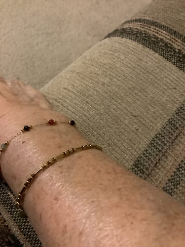 Customer photo review of Eli 18K Gold Bracelet