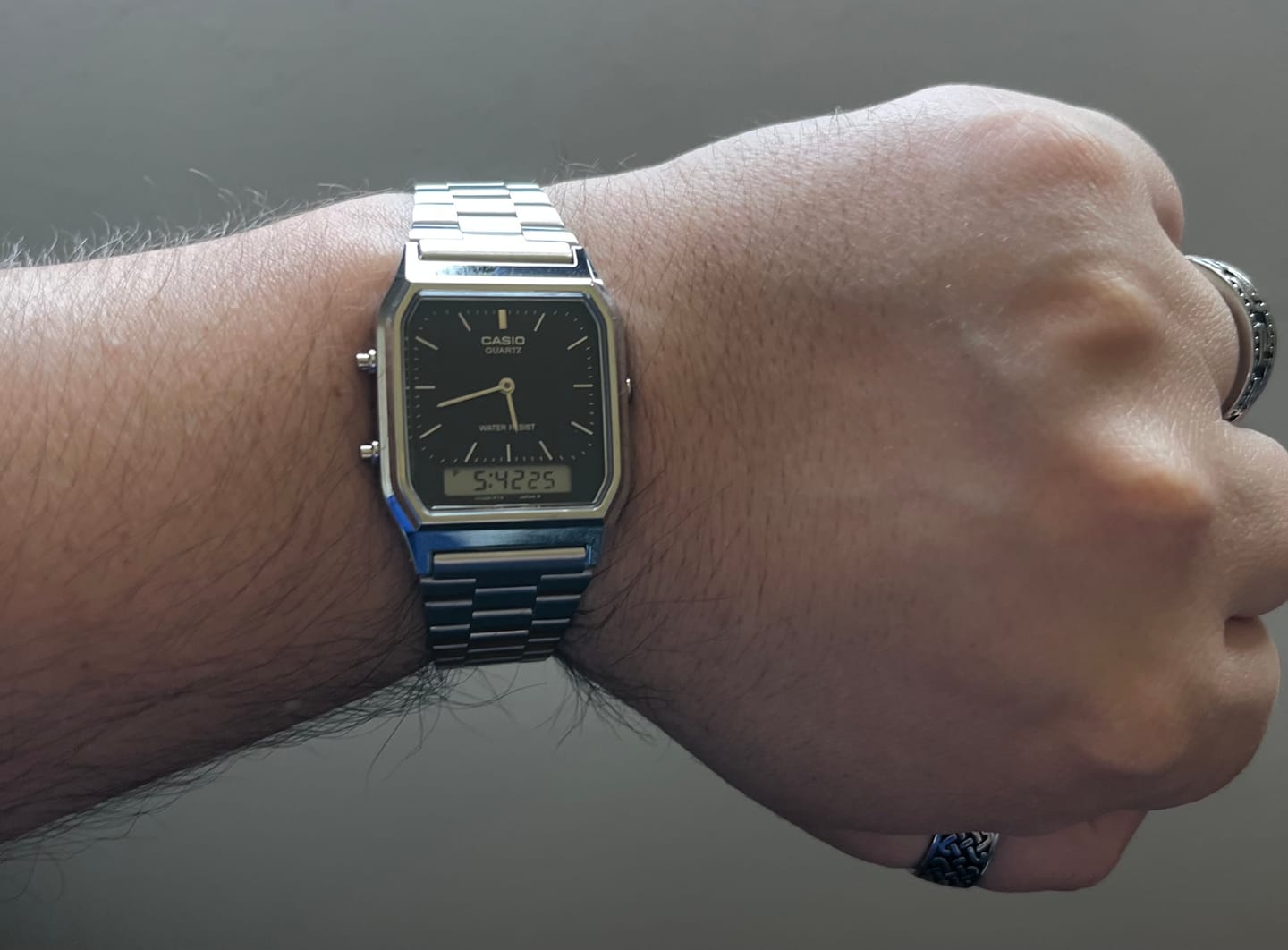 Customer photo review of Reloj Casio Vintage AQ-230A-1DMQ Dial Negro