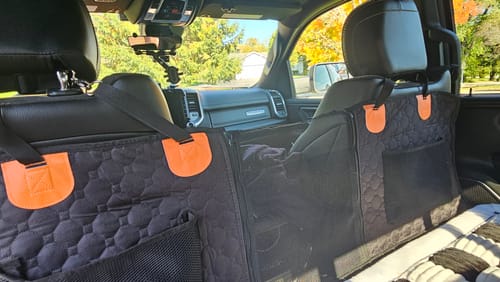 Customer photo review of RuffRover 2.0™ - Hard Bottom Back Seat Extender + (FREE Dog Bed)