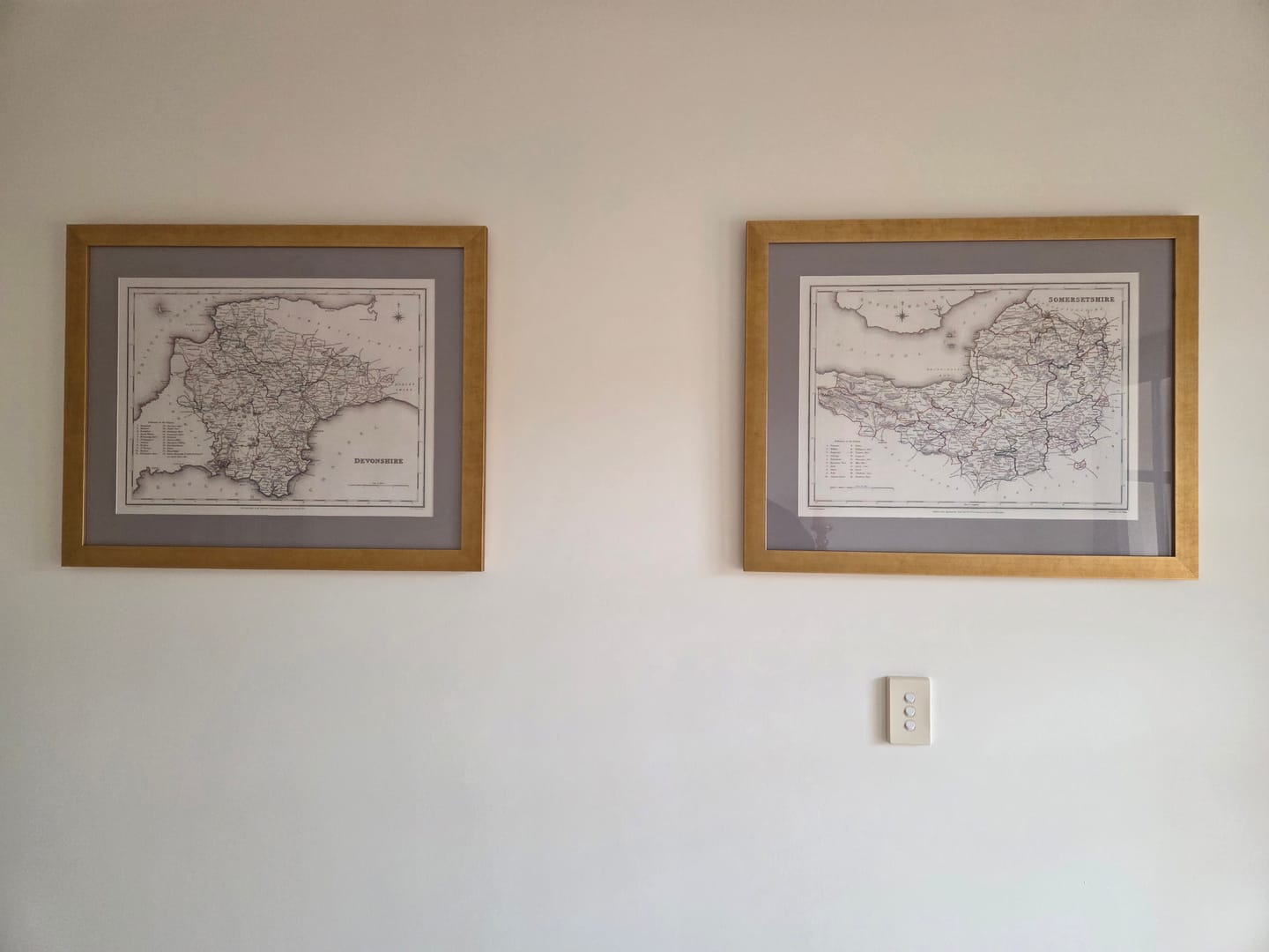 Customer photo review of Old Map of Somerset, England by Samuel Lewis, 1844: Bristol, Bath, Weston-super-Mare, Taunton, and Yeovil