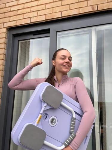 Customer photo review of Reformly Pilates Board + 60-Day Transformation Program