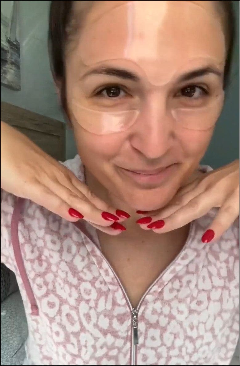 Customer photo review of Full Face Silicone Patch Kit