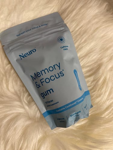 Customer photo review of Memory & Focus Gum