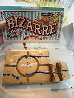 Customer photo review of Baklava Inspired What D' Yee Want Wednesday Chocolate Bar 145g