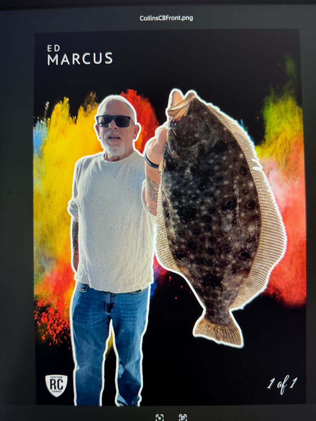 Customer photo review of Custom Card