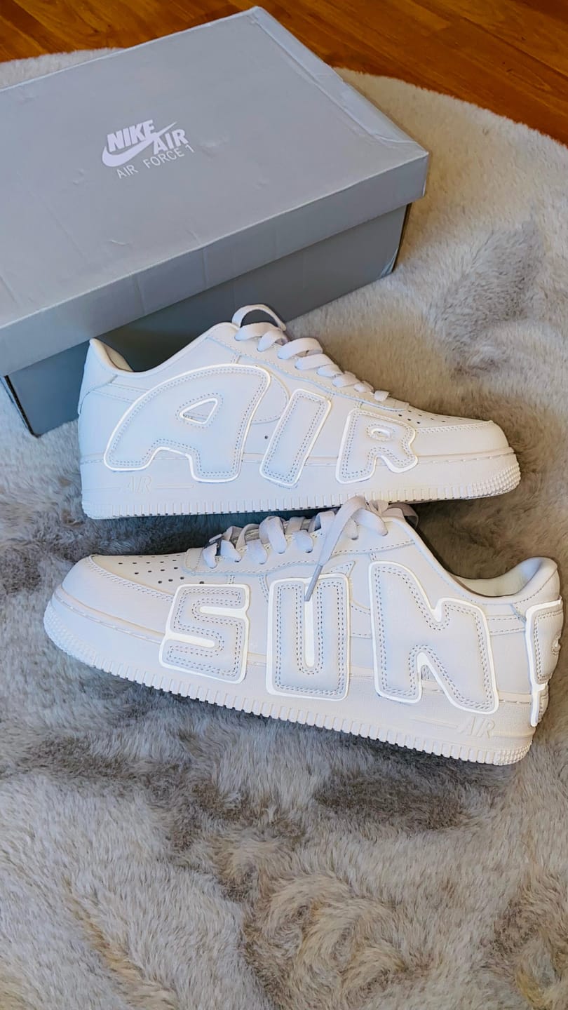 Customer photo review of Nikex Cactus Plant Flea Market Air Force 1 Low Premium 'White'