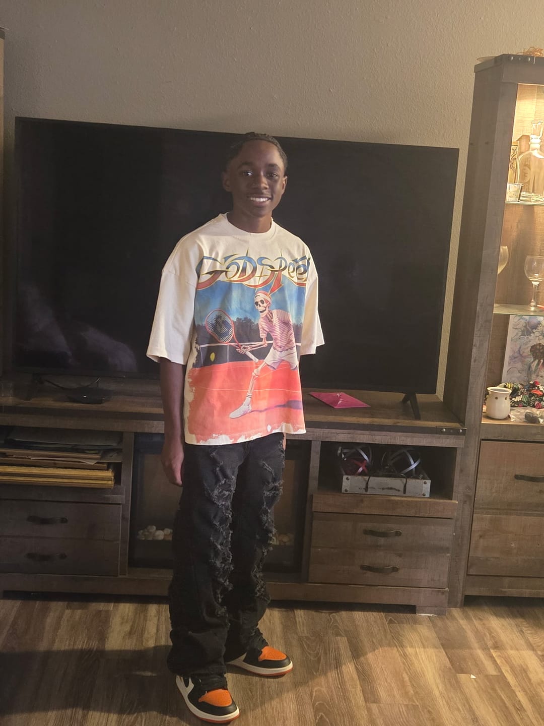 Customer photo review of Godspeed Top Spin Tee Bone