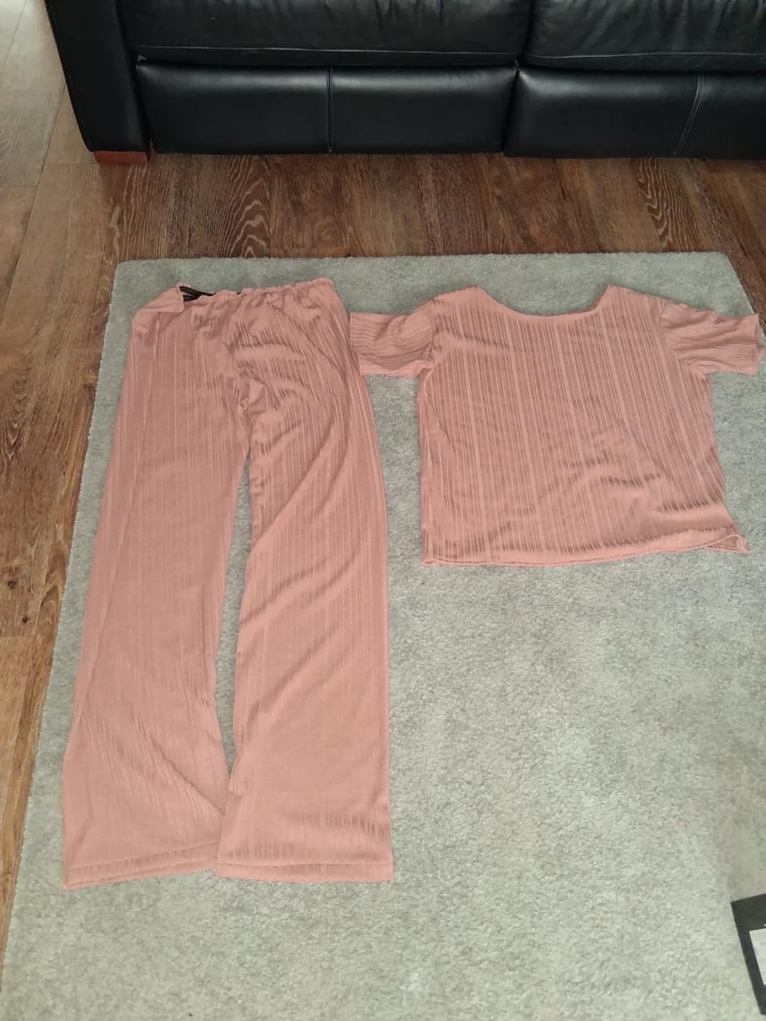 Customer photo review of Linear Flow Jersey Fabric