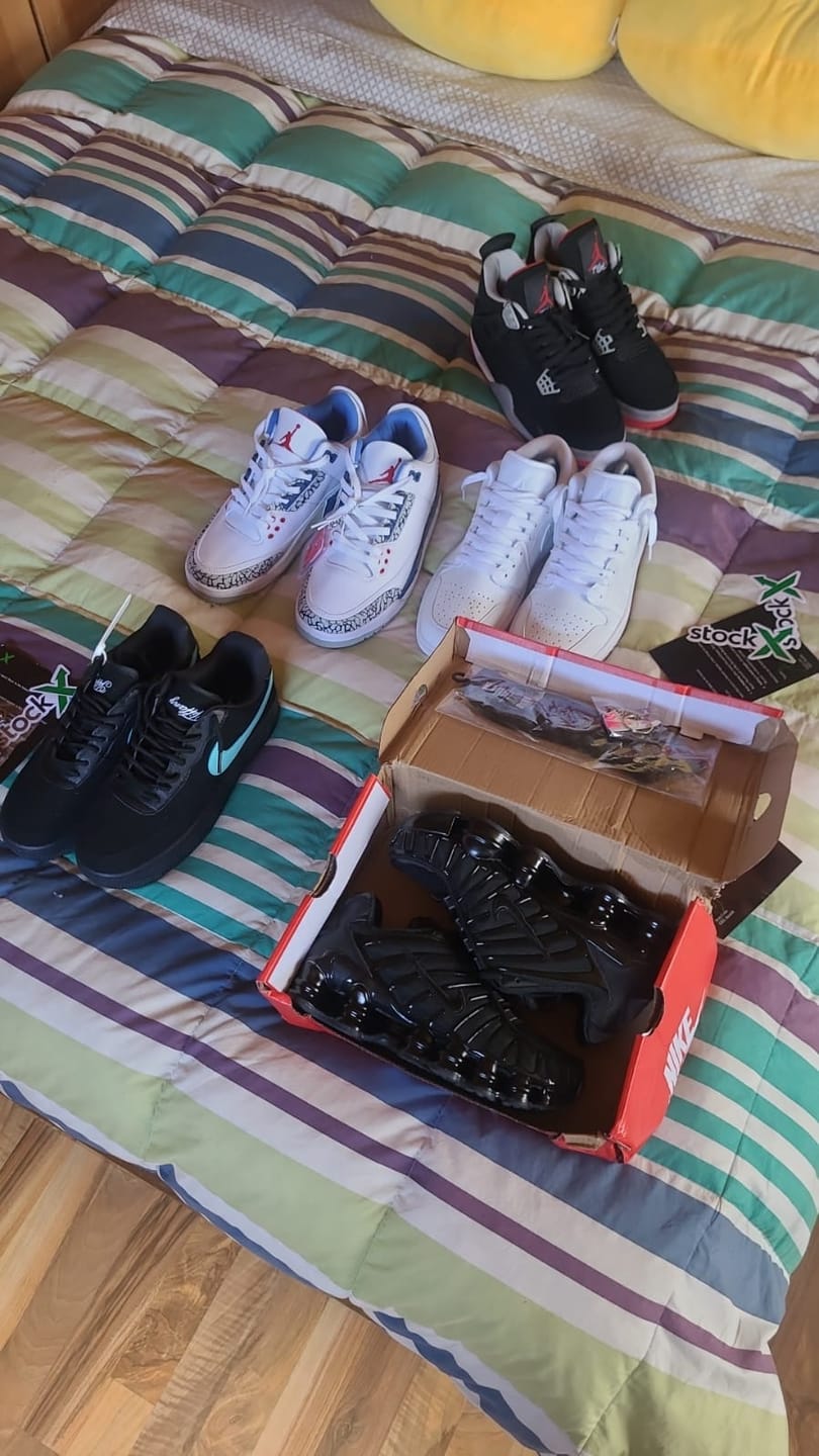 Customer photo review of Nike Shox TL Black Metallic Hematite