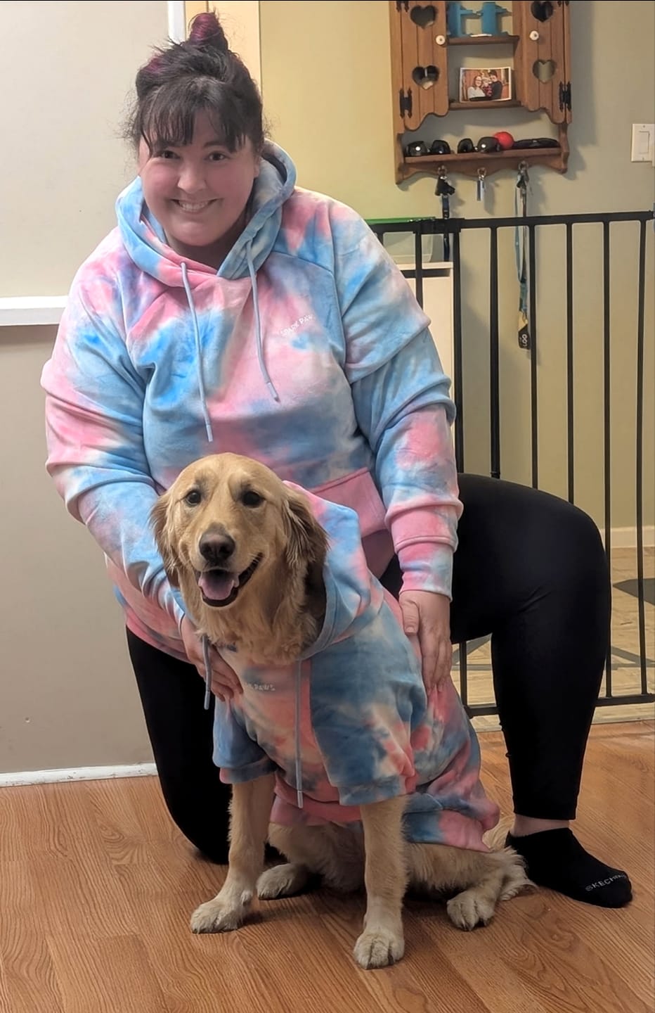Customer photo review of Velvet Human Hoodie - Snow Cone