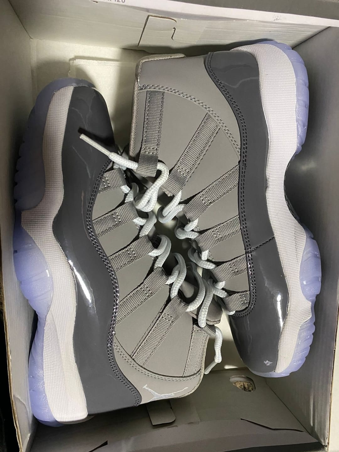 Customer photo review of Air Jordan 11 Retro 'Cool Grey'