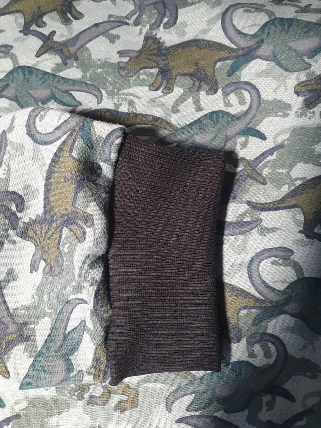 Customer photo review of Ribbed Tubular Cuffing Fabric