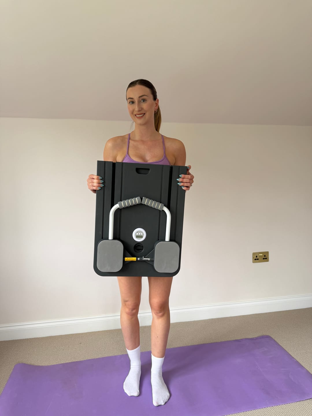 Customer photo review of Reformly Pilates Board + 60-Day Transformation Program