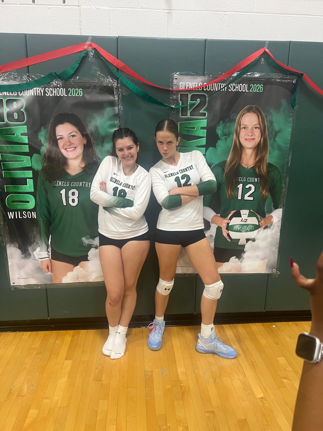 Customer photo review of Custom Sports Banner - Sports Legends Volleyball