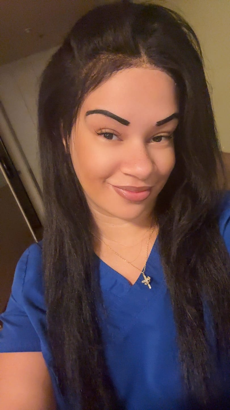 Customer photo review of FREE Today: Modern Crowned in Faith Cross Necklace, Earrings