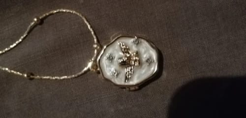 Customer photo review of Angel Locket Necklace