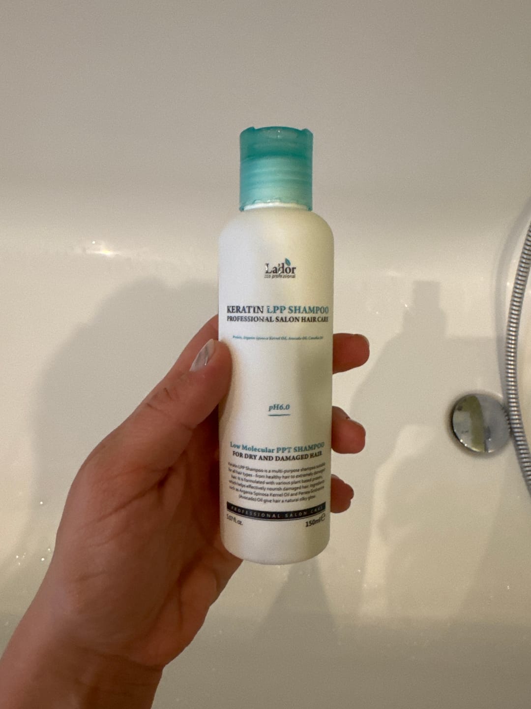 Customer photo review of Proteīna šampūns bez sulfātiem Lador Keratin LPP Shampoo