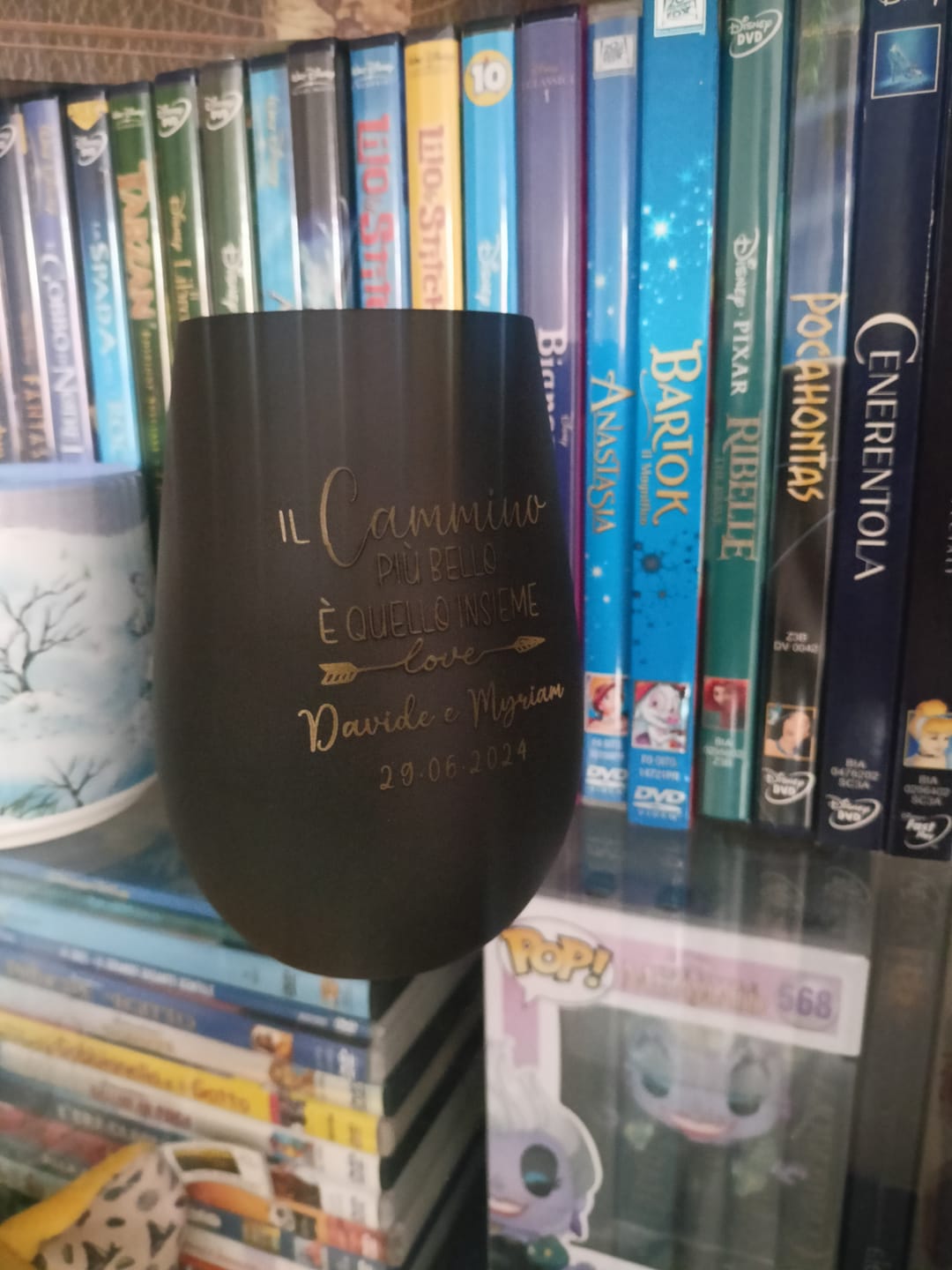 Customer photo review of Cammino Insieme – Lanterna personalizzata per coppie