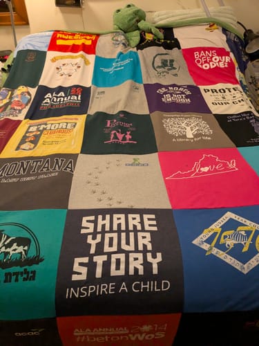 Customer photo review of Project Repat T-Shirt Quilt