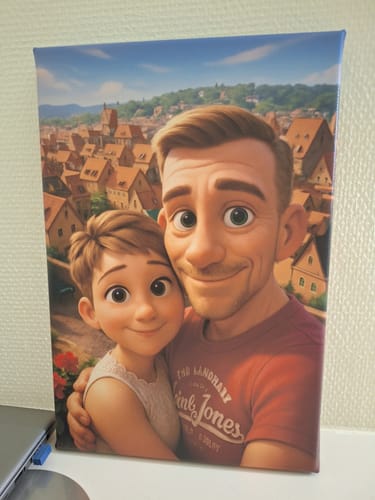 Karoline R. review of Personalisierte Leinwand - Disney Paar image 1 out of 1