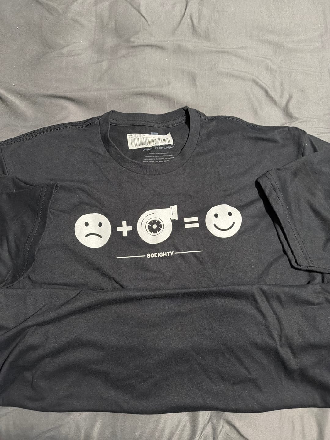 Customer photo review of 80Eighty® HappyTurbo Shirt