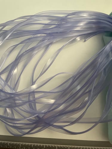 Customer photo review of ZIPER DE PVC ZIP ZAP COR TRANSPARENTE PACOTE COM 10 METROS