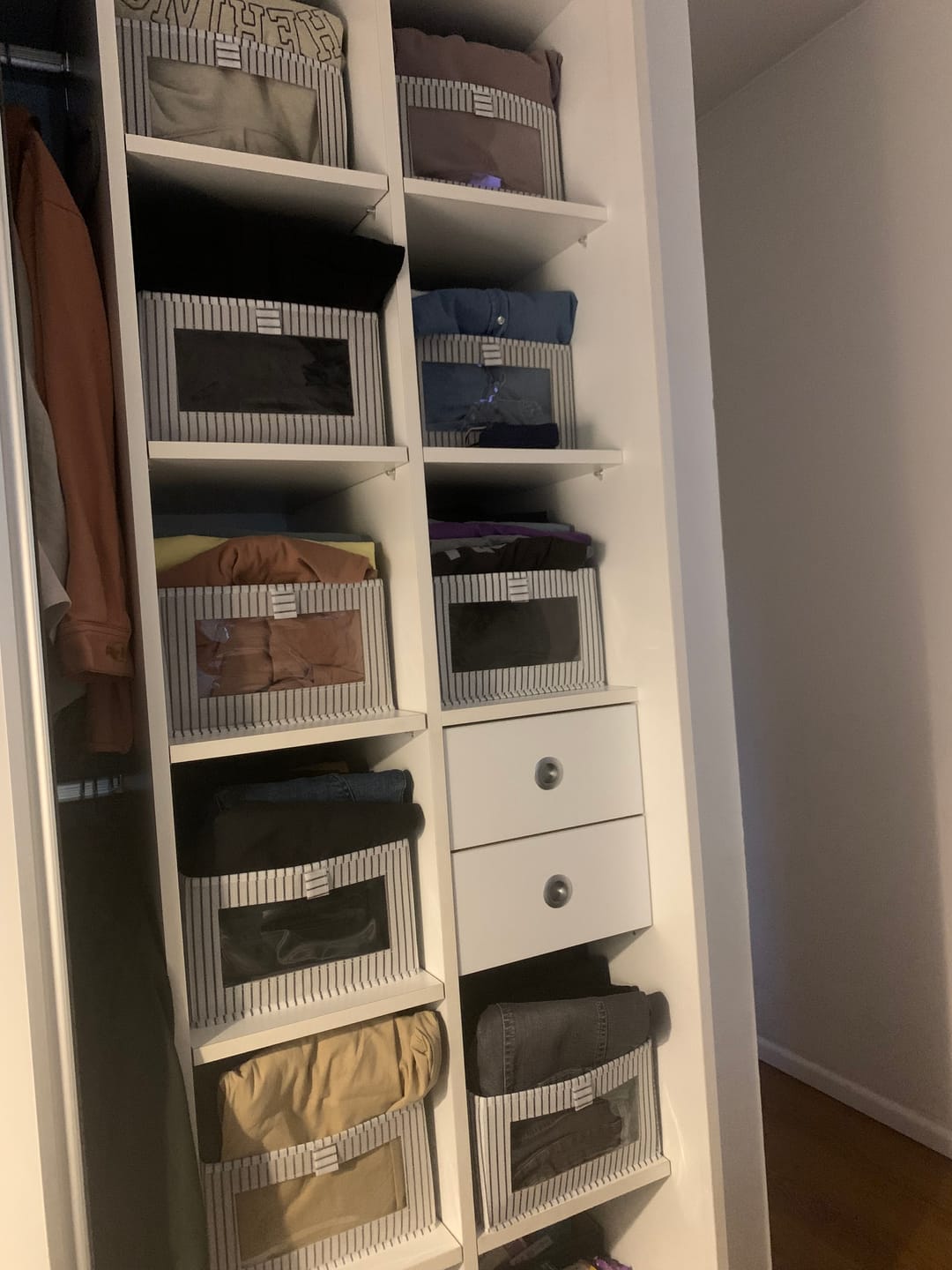 Customer photo review of Caja De Almacenamiento De Tela Con Transparencia