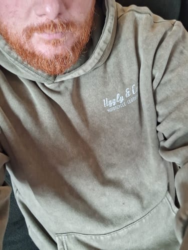 Customer photo review of Green Diamond Acid Wash Hoodie