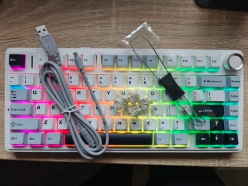 Customer photo review of AULA F75 - 75% Gasket Wireless Mechanical Keyboard