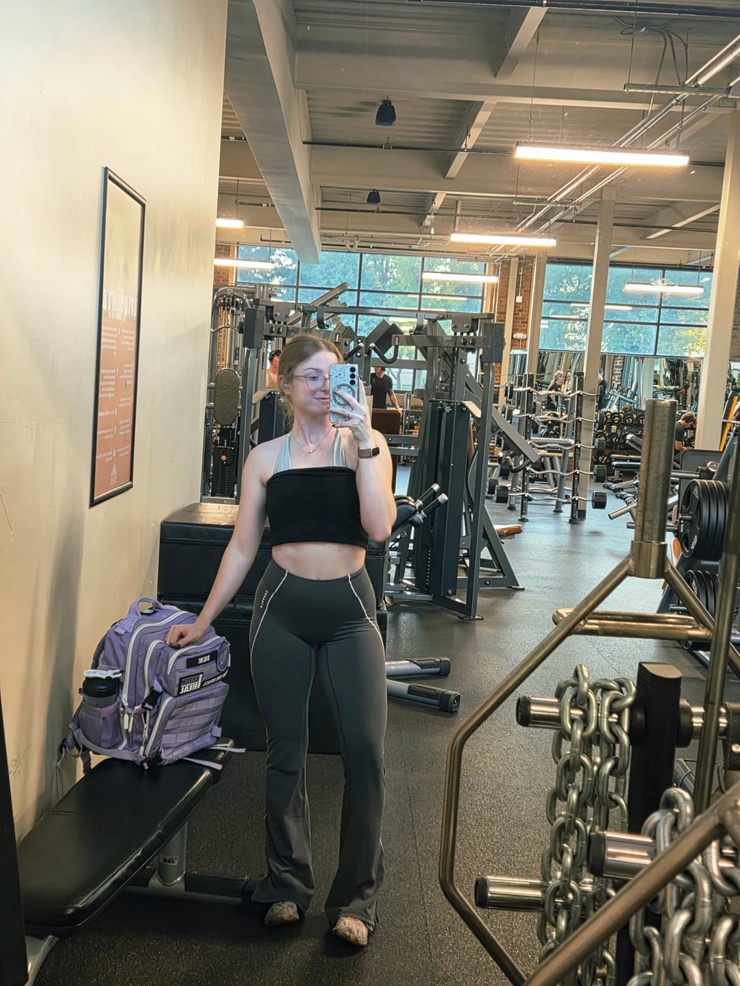 Customer photo review of W285 - Elevate flare leggings