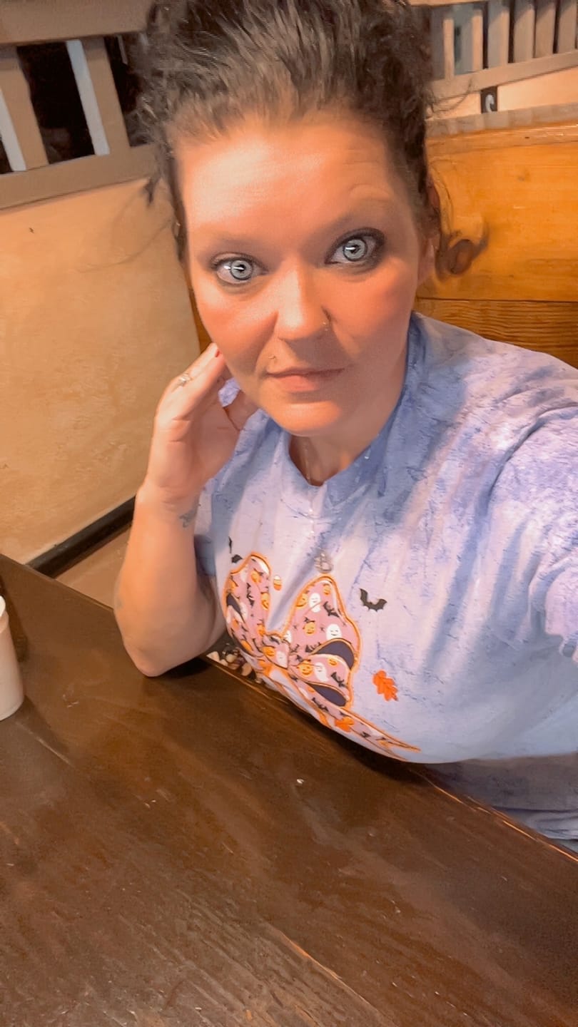 Customer photo review of Clover Blue Prescription Colored Contact Lenses