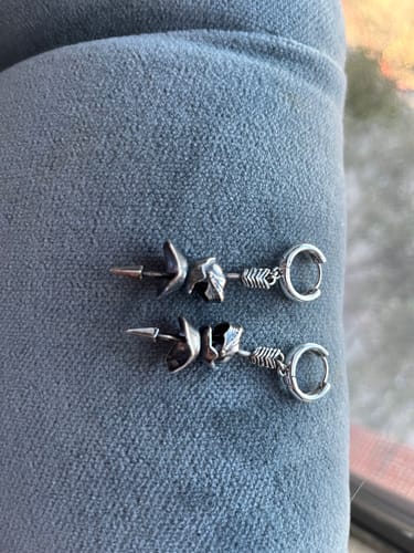 Customer photo review of Fidelis Earrings